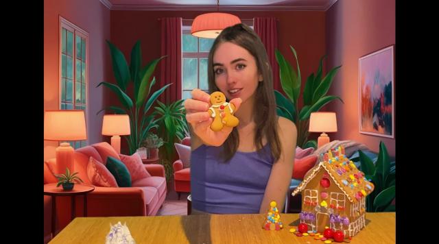 Китчевый порнофильм с пряничным человечком трахающим белую шлюху