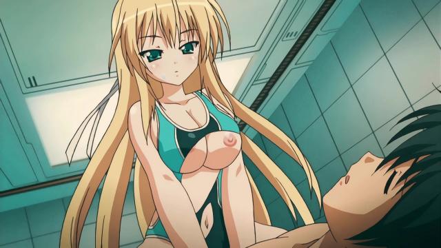 Пышнотелая блондинка наслаждается интенсивным действием в позе 69 в хентай-анимации в высоком разрешении